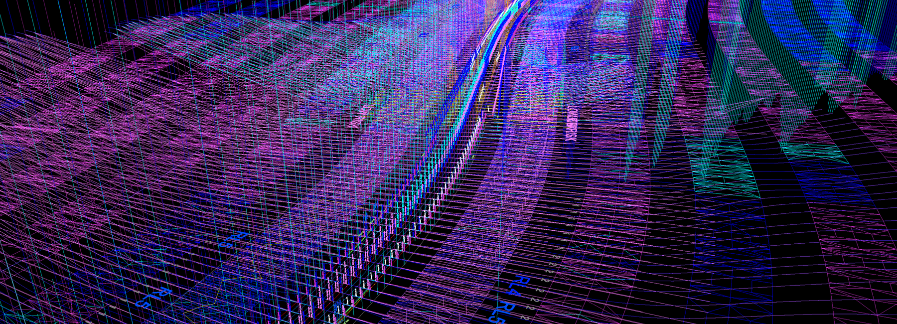 Computational design graphic illustrating Bryden Wood's Design to Value approach.