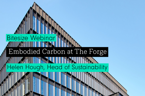 Embodied Carbon at The Forge webinar promotion